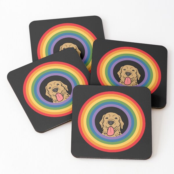 Artikelvorschau, lovely cute dog inside the Rainbow circle entworfen und verkauft von LovelyTrend.