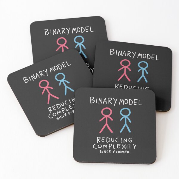 Item preview, Binary Model - Nonbinary Pronouns - lgbtqia2s Lgbtq genderqueer designed and sold by isstgeschichte.