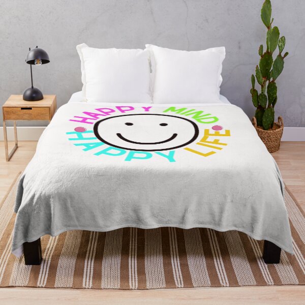 Item preview, happy t-shirts, happy life t-shirts, happy emoji t-shirts designed and sold by BLUE  bubble.