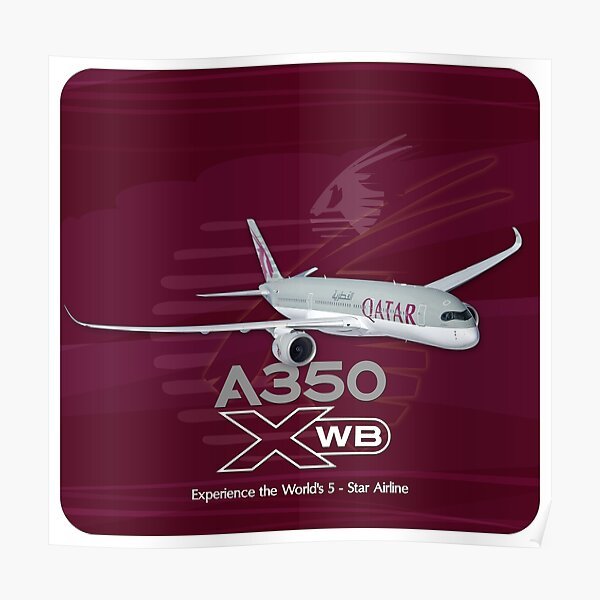 A350 QATAR Poster