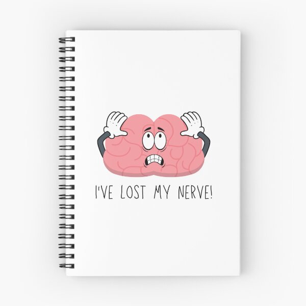 Item preview, Brain lost my nerve Neuroscience Puns Funny Science Jokes  designed and sold by CherieTree.