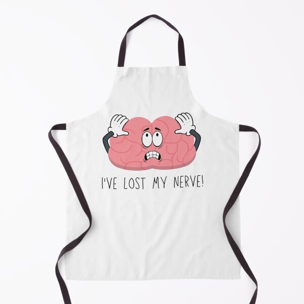 Item preview, Brain lost my nerve Neuroscience Puns Funny Science Jokes  designed and sold by CherieTree.