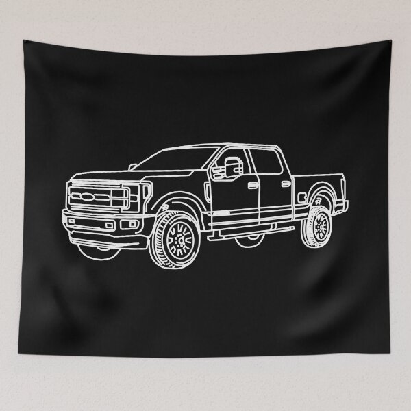 Item preview, Ford F250 Super Duty (black & white) designed and sold by Aurealis Creatief.