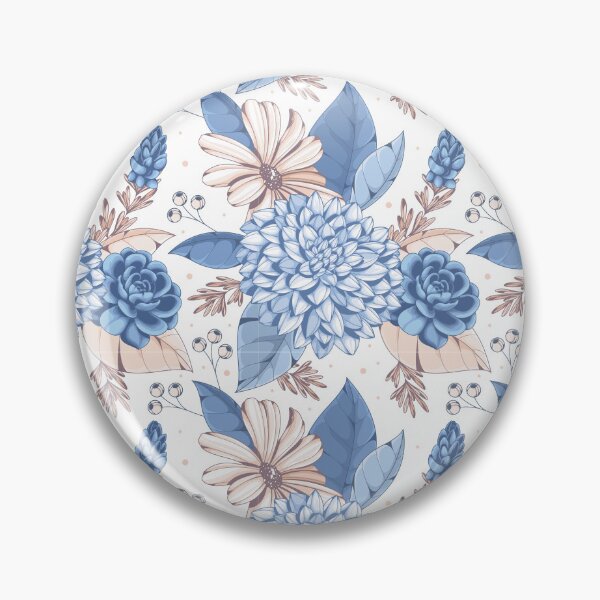 Artikelvorschau, Fine Art Vintage Luxus Handgezeichnetes Blumenmuster in Hellrosa entworfen und verkauft von TeeBeesDesign.