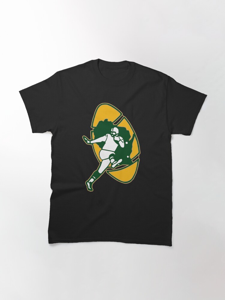 Vintage RODGERS Greenn Bay Packers I Love Gold Retro 90s Unisex T