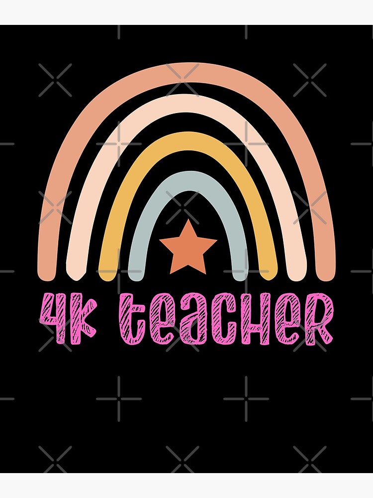 4k Teacher Design Poster for Sale by Peter Stawicki