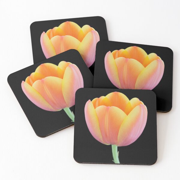 Item preview, Close-up of a orange-yellowish tulip  designed and sold by Dolfilms.