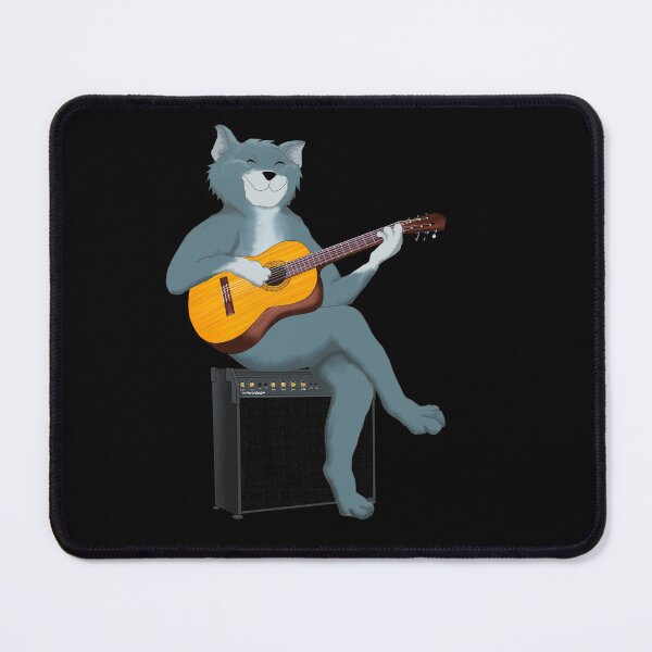 Item preview, CAT PLAYING ACOUSTIC GUITAR, COOL SONGWRITER CAT designed and sold by Danicus666.