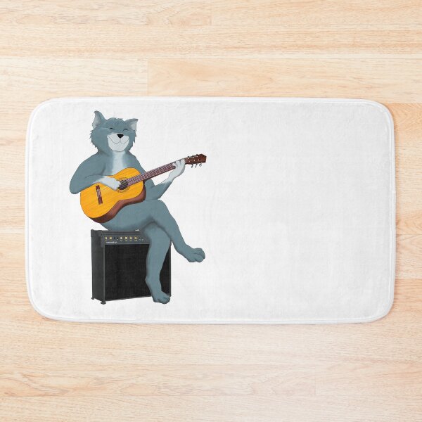 Item preview, CAT PLAYING ACOUSTIC GUITAR, COOL SONGWRITER CAT designed and sold by Danicus666.