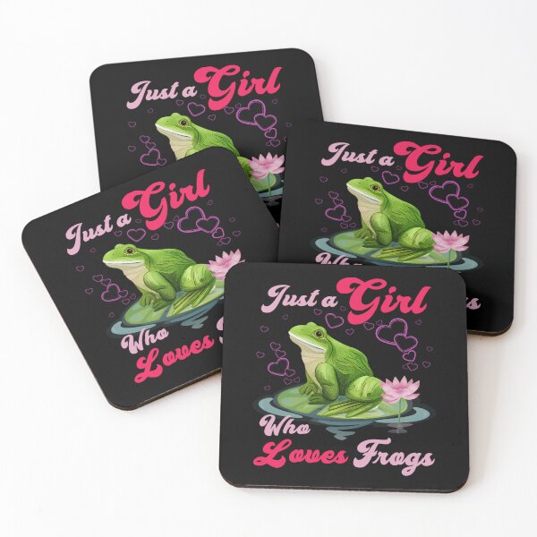 Item preview, Cute and Funny Just a Girl Who Loves Frogs Women and Moms designed and sold by theresamorelli.