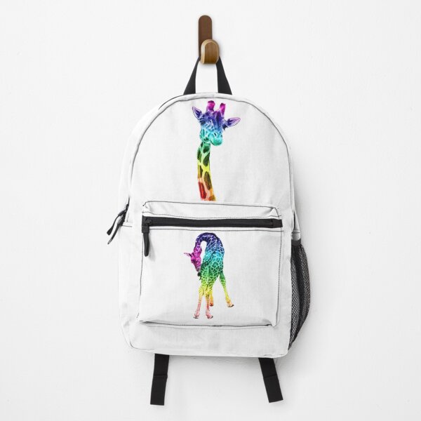 Item preview, Giraffe biting its tail - rainbow colorized version 2 designed and sold by SylvieG18.