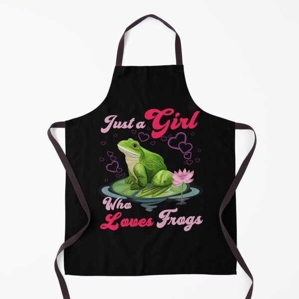 Item preview, Cute and Funny Just a Girl Who Loves Frogs Women and Moms designed and sold by theresamorelli.