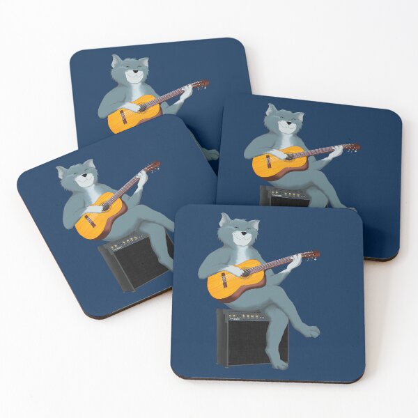 Item preview, CAT PLAYING ACOUSTIC GUITAR, COOL SONGWRITER CAT designed and sold by Danicus666.
