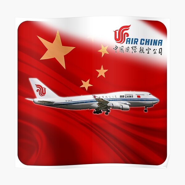 AIR CHINA JUMBOJET Poster