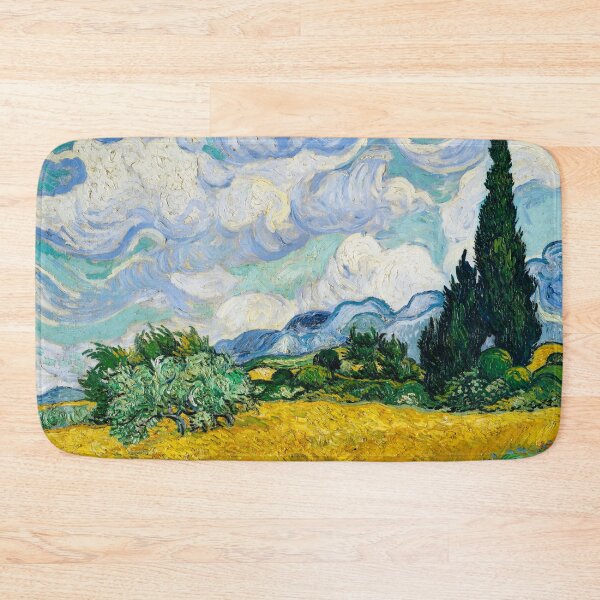 Item preview, Wheat Field with Cypresses (1889) by Vincent Van Gogh designed and sold by amrmab.