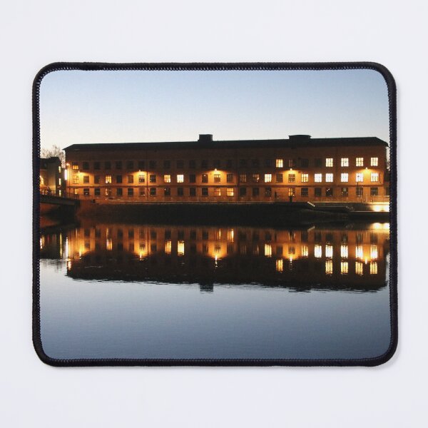 Item preview, Old factory by river designed and sold by gritsandbits.