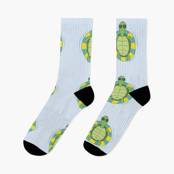 Item preview, Cute Turtle In A Swimming Ring Pattern designed and sold by ttttee.