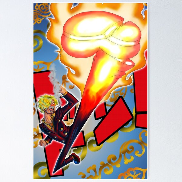 Vinsmoke Sanji Sticker - One Piece Poster for Sale by Amey Bane