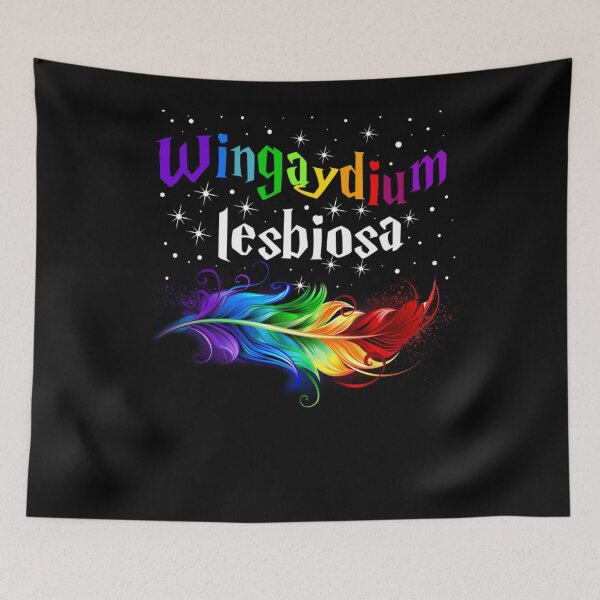 Item preview, LGBT Gay Pride WinGAYdium Lesbiosa designed and sold by theresamorelli.