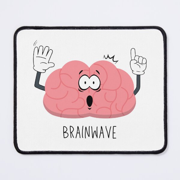 Item preview, Brainwave Brain Waving Hello Neuroscience Puns Funny Science Jokes  designed and sold by CherieTree.