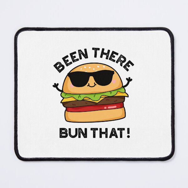 Item preview, Been There Bun That Funny Burger Puns designed and sold by punnybone.