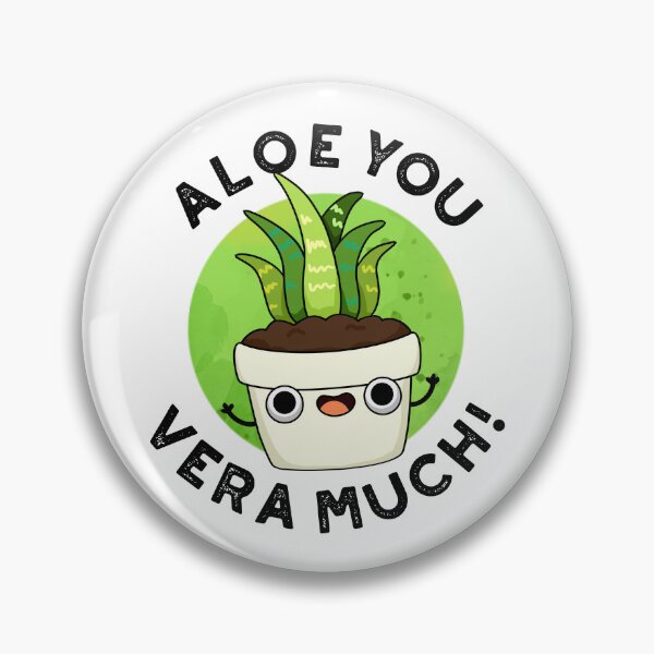 Item preview, Aloe You Vera Much Funny Plant Puns  designed and sold by punnybone.