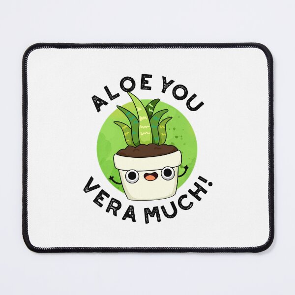 Item preview, Aloe You Vera Much Funny Plant Puns  designed and sold by punnybone.