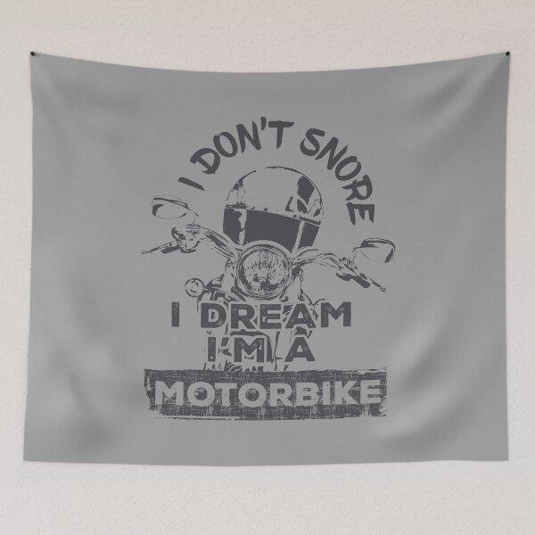 Item preview, I don't snore I dream I'm a motorbike - Gray designed and sold by F440.