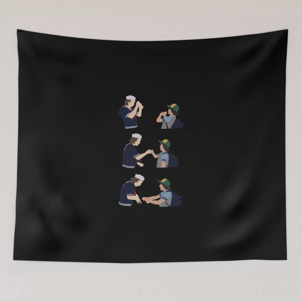 Item preview, Steve and Dustin Handshake designed and sold by je3ey0jetta.