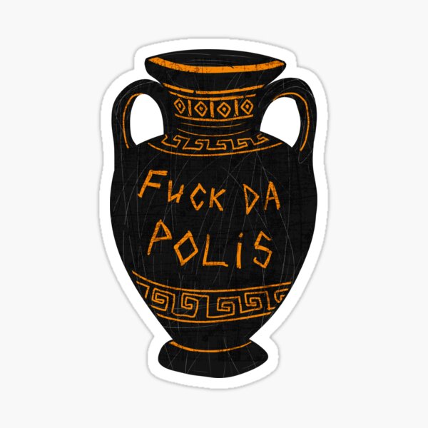 Item preview, Ancient Greek Red Figure Vase - Pottery designed and sold by just-being-you.