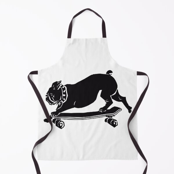 Item preview, bulldog on a skateboard designed and sold by spitbone.
