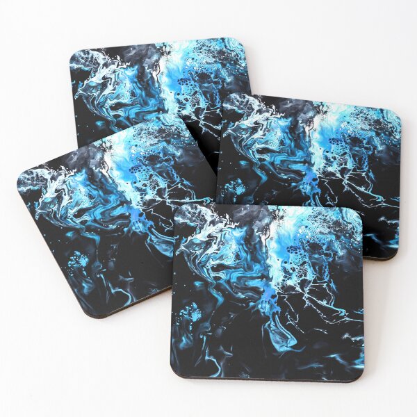 Item preview, Black Colorful Paint splatters Art designed and sold by SLSandaruwan.