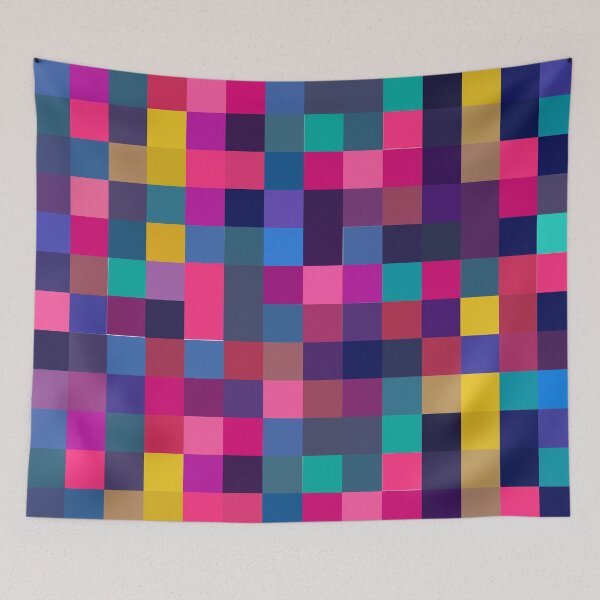 Item preview, Multicolor Pixel Pattern designed and sold by risingrocket.