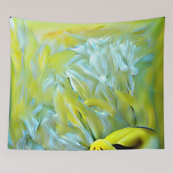 Item preview, soft yellow minimalism oil on canvas original art designed and sold by Surrealarts727.