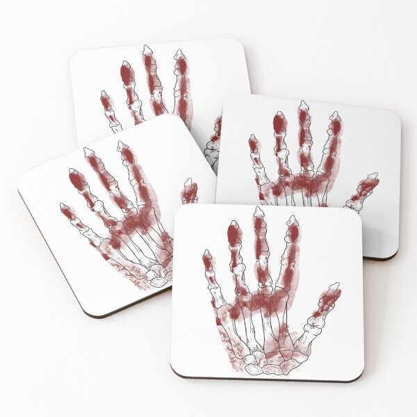 Item preview, Bloody hand  designed and sold by Iliveinazoo.