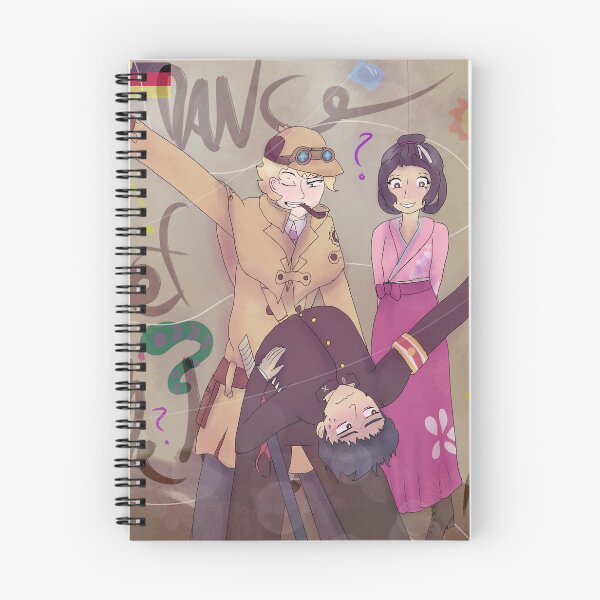 Item preview, The Great Ace Attorney Dance Of Deduction Herlock Sholmes Art Print designed and sold by nhitori.