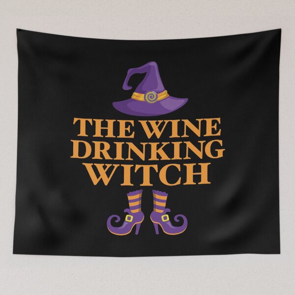 Item preview, The Wine Drinking Witch designed and sold by PaulSDesign.