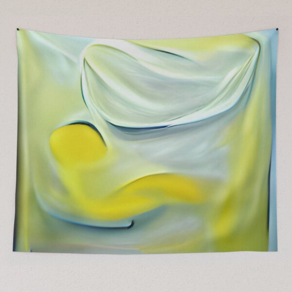 Item preview, soft yellow minimalism oil on canvas original art designed and sold by Surrealarts727.