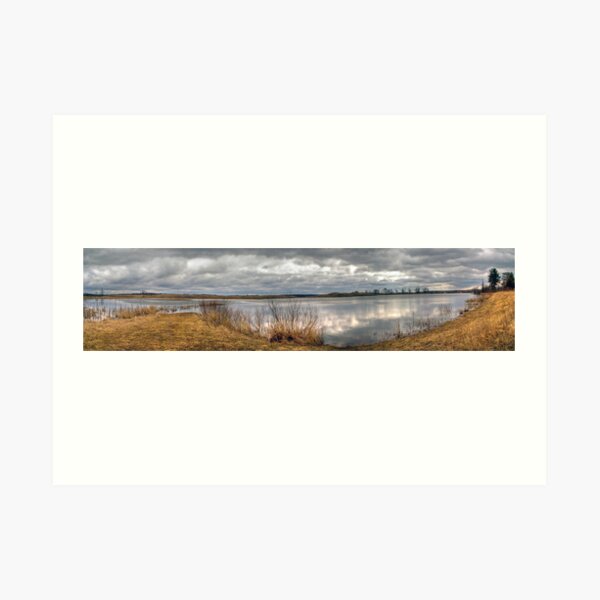 Wetland Cloudscape Art Print