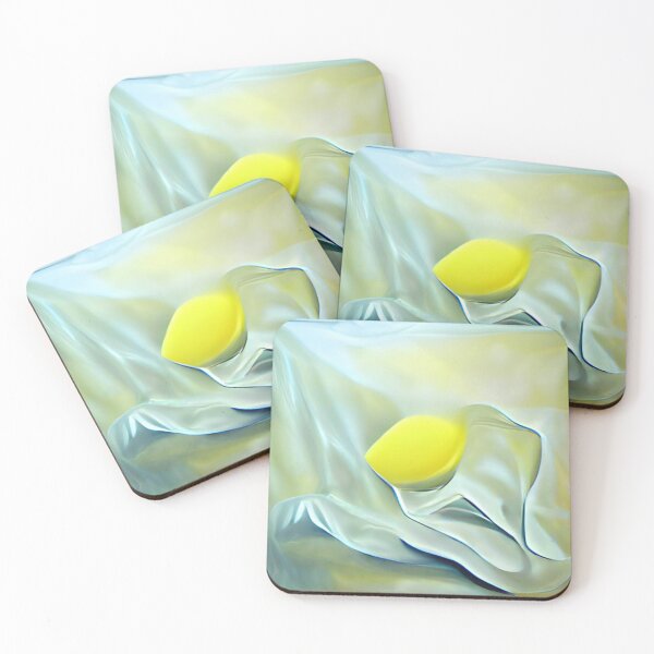 Item preview, soft yellow minimalism oil on canvas original art designed and sold by Surrealarts727.