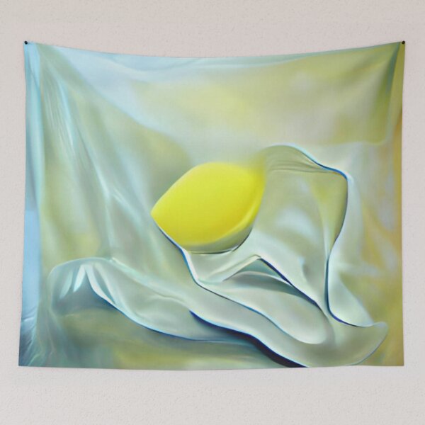 Item preview, soft yellow minimalism oil on canvas original art designed and sold by Surrealarts727.