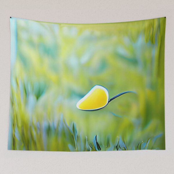 Item preview, soft yellow minimalism oil on canvas original art designed and sold by Surrealarts727.