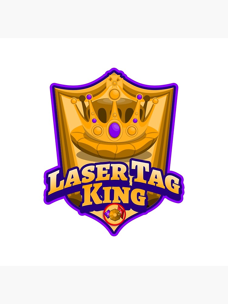 "Laser Tag King" Poster for Sale by Popecm Redbubble