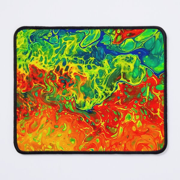 Item preview, Forest Fire Trippy Acrylic Pour designed and sold by cjpours.