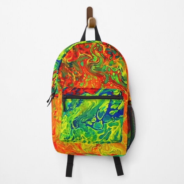 Item preview, Forest Fire Trippy Acrylic Pour designed and sold by cjpours.