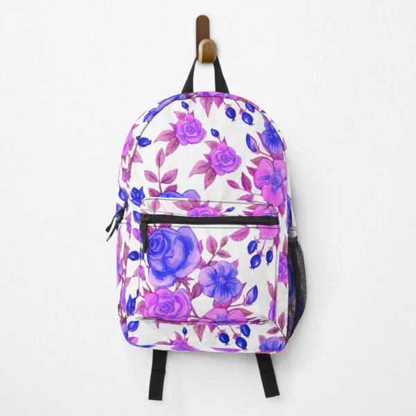 Item preview, Retro Inspired Purple and Fuchsia Roses designed and sold by TotallyRetroArt.
