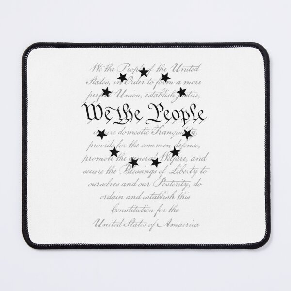 Item preview, WE THE PEOPLE Preamble US Constitution 4th Of July White Premium designed and sold by SatouKuru.