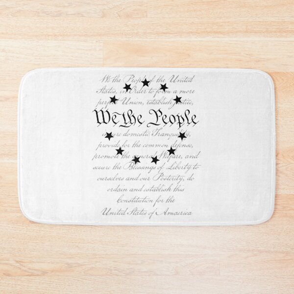 Item preview, WE THE PEOPLE Preamble US Constitution 4th Of July White Premium designed and sold by SatouKuru.