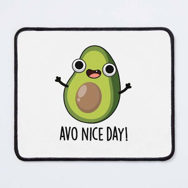 Item preview, Avo Nice Day Funny Avocado Pun designed and sold by punnybone.