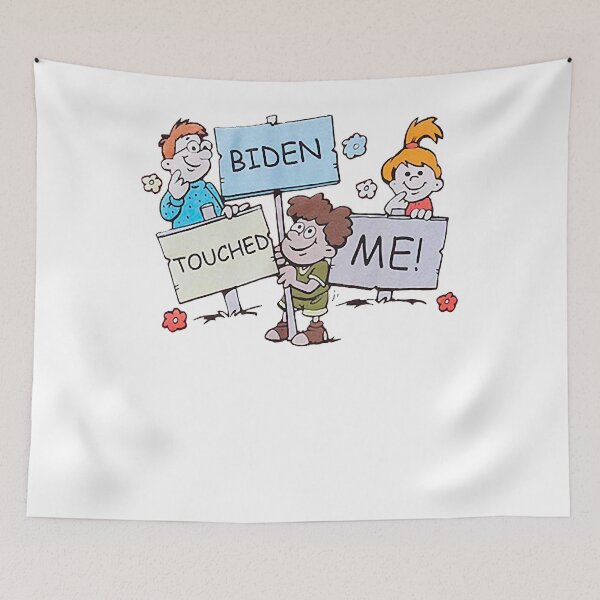 Item preview, Biden Touched Me Essential T-Shirt designed and sold by Scotmurphy.
